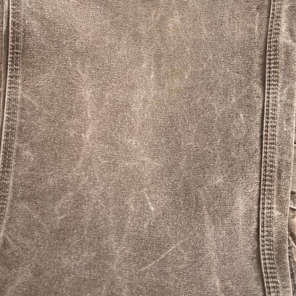 Vintage Cargo Carpenter High Rise Straight Leg Rigid Pants Denim Jeans Trousers - Picture 10 of 11